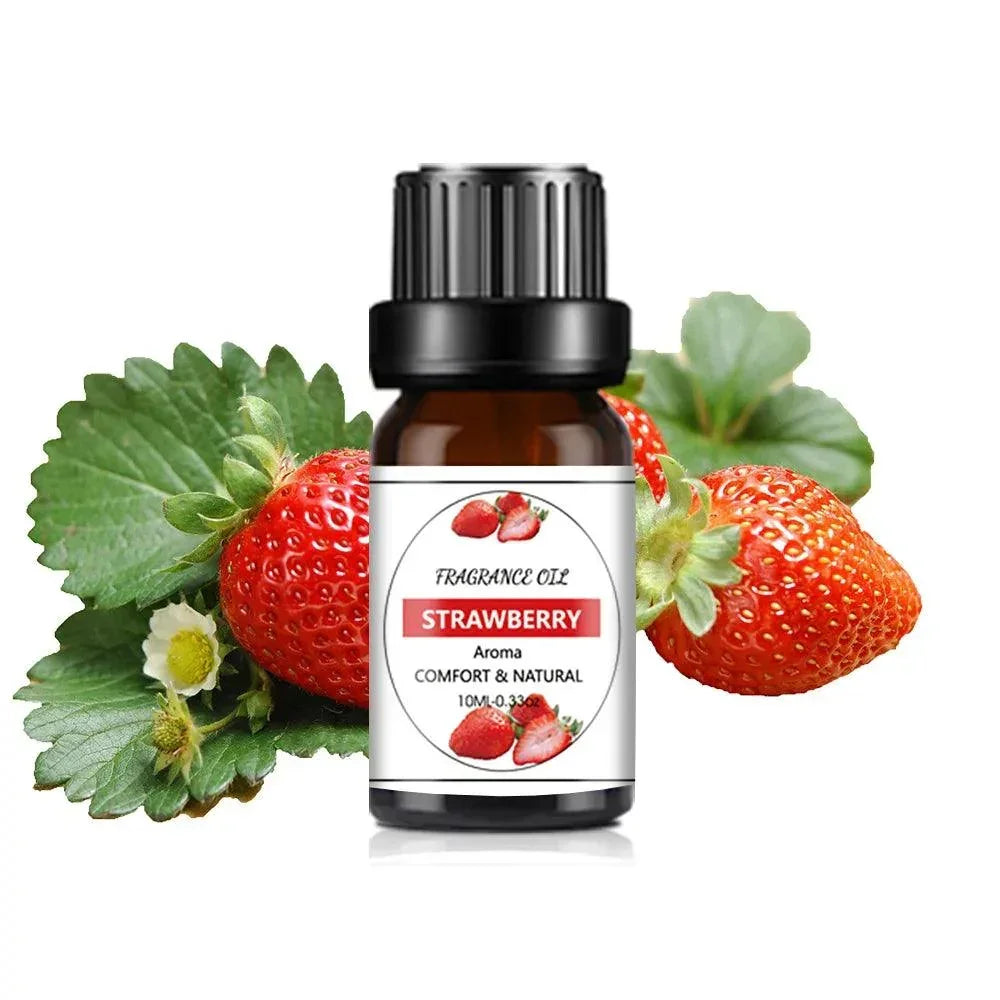 10Ml Essential Oil Fruit Flavor Natural Plant Making Diffuser Essential Oil Mango Pineapple Flavoring Oil for DIY Soap Candles - NTKSTORE