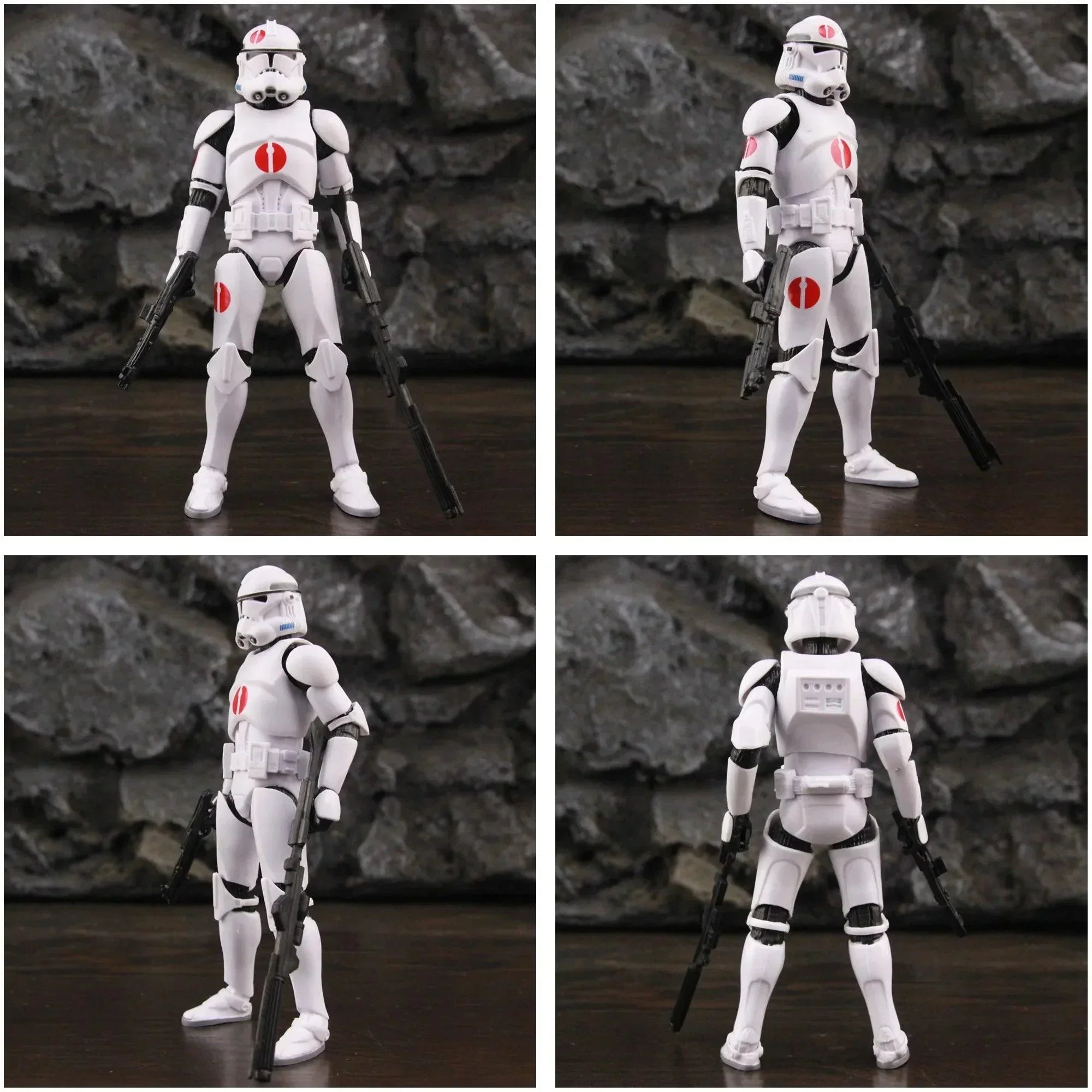 New Body - Star Wars 91st Mobile Reconnaissance Corps Commander Neyo Lieutenant Jester Recon Trooper 6" Action Figure Clone Toys - NTKSTORE