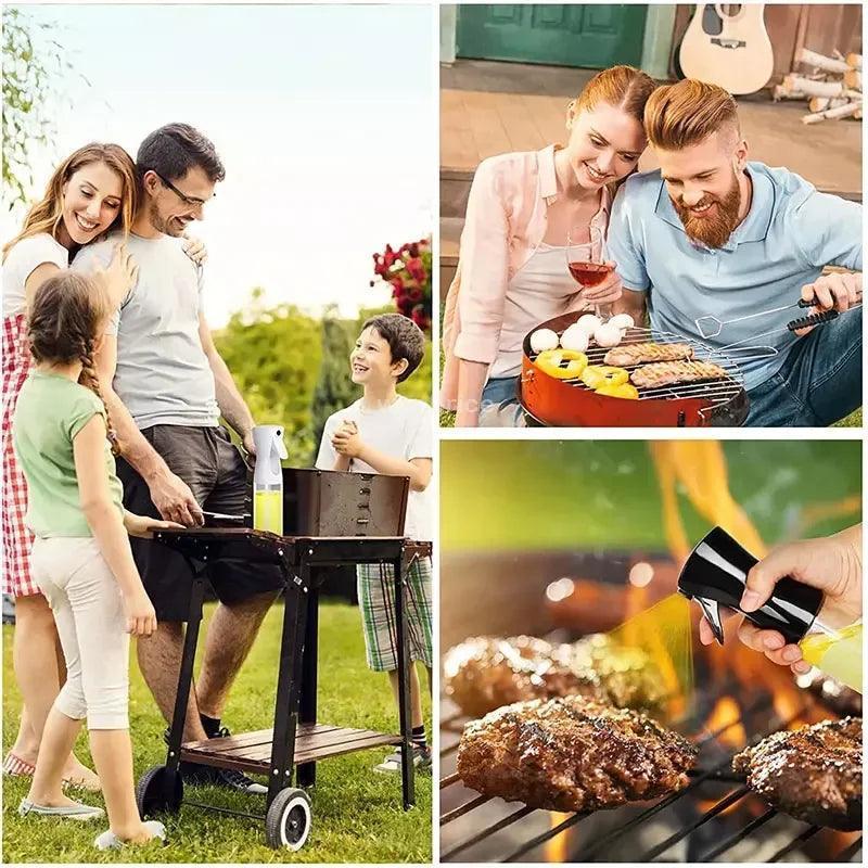 200/300ml Oil Spray Bottle BBQ Cooking Olive Oil Sprayer Kitchen Baking Oil Spray Empty Bottle Vinegar Bottle Oil Dispenser - NTKSTORE