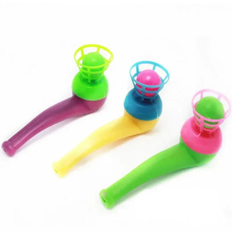 3pcs Plastic Pipe Blowing Ball Kids Toys Outdoor Games Balance Training Educational Toys Learning Toys for Children Funny Gifts - NTKSTORE