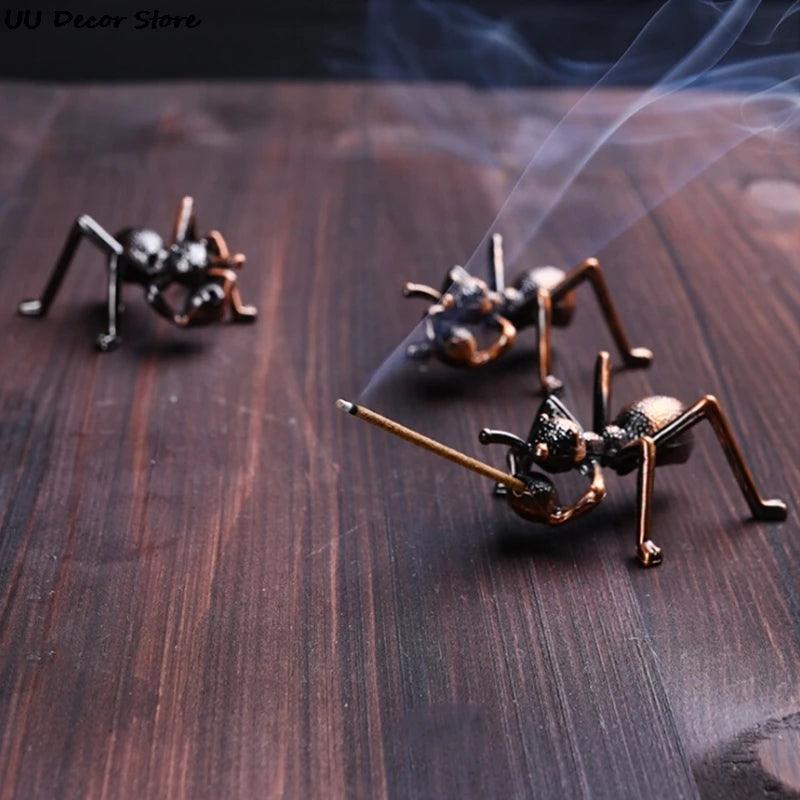 New 1PC Alloy Incense Burner Stick Holder Plate Buddhism Lotus Censer Bronze Nasturtium Incense Burner - NTKSTORE