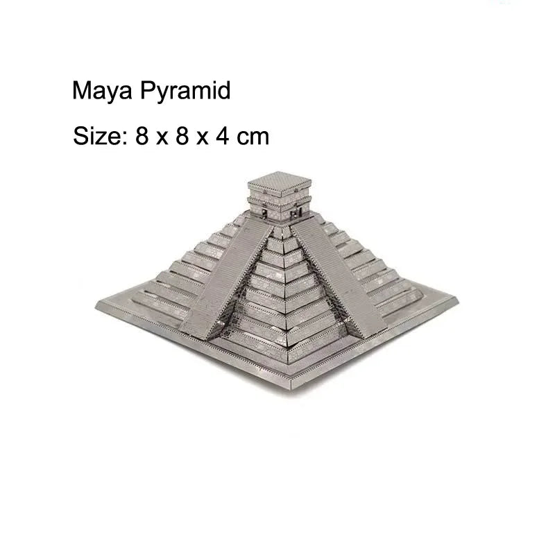 Aipin metal assembly model DIY puzzle building Arc de Triomphe Dutch windmill Paris iron tower lighthouse - NTKSTORE
