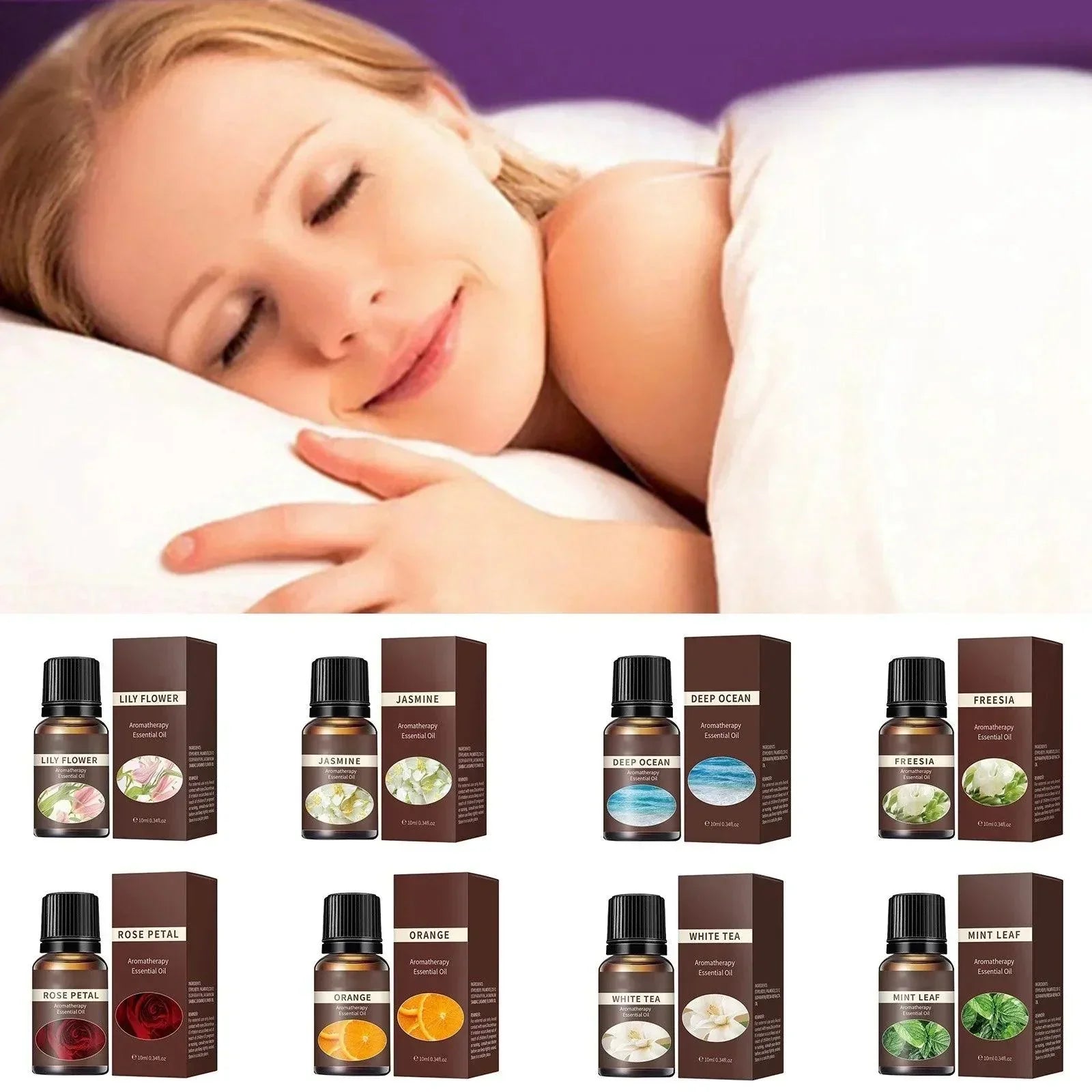 10ml Air Freshener Natural Plant Aromatherapy Essential Oil Air Conditioning Perfume Refill Aroma Diffuser Fragrance Humidifier - NTKSTORE