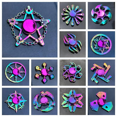 Metal Rainbow Fidget Spinner EDC Hand Spinner Anti-Anxiety Toy for Spinners Focus Relief Stress ADHD Finger Spinner Kids Toys - NTKSTORE