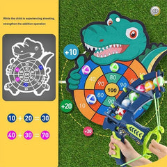 Montessori Throw Sport Slingshot Target Sticky Ball Dartboard Basketball Board Games Educational Children's outdoor Game toy - NTKSTORE