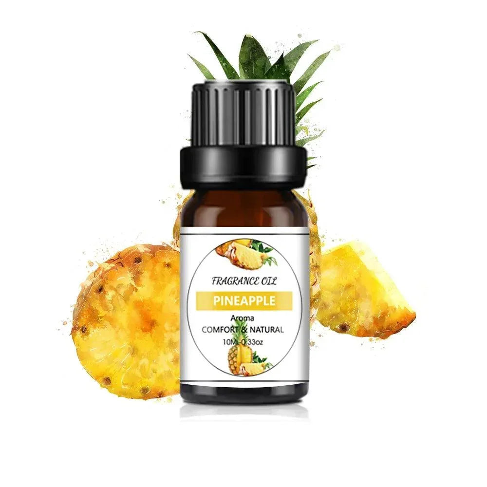 10Ml Essential Oil Fruit Flavor Natural Plant Making Diffuser Essential Oil Mango Pineapple Flavoring Oil for DIY Soap Candles - NTKSTORE