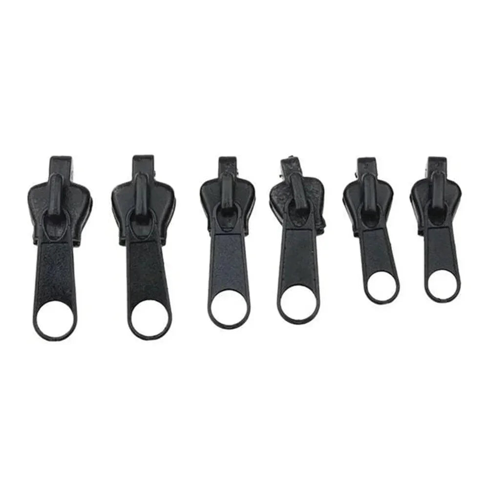 6pcs Instant Zipper Universal Instant Fix Repair Kit Replacement Zip Slider Teeth Multifunctional Clothing Replacement Zipper - NTKSTORE