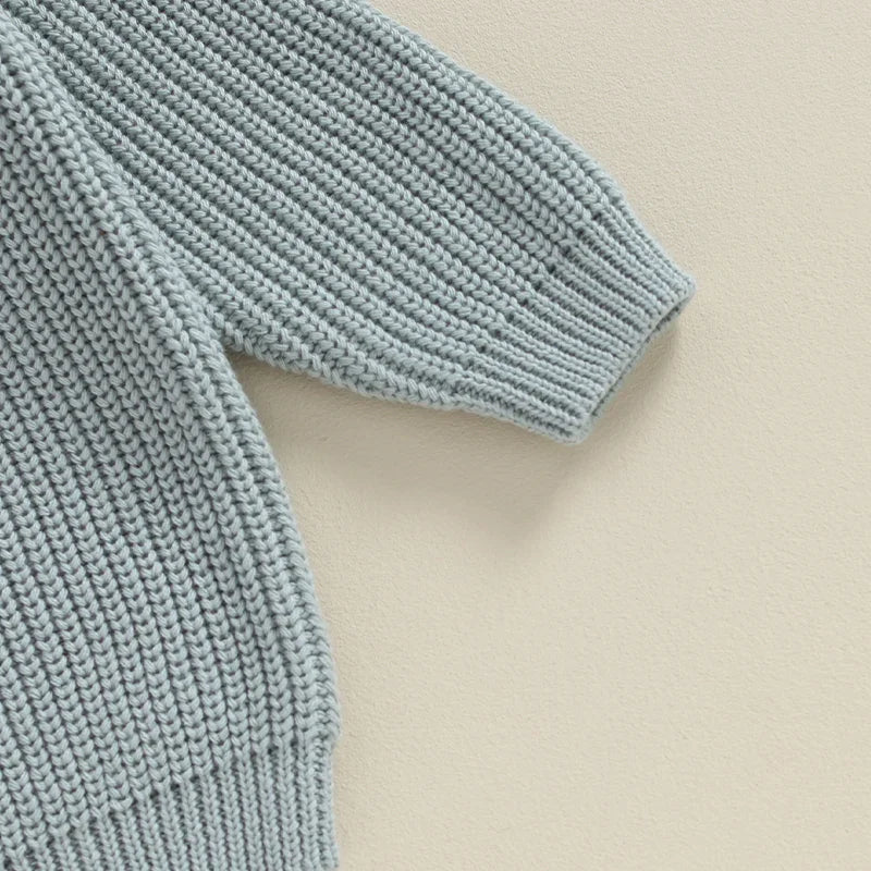 Baby Boys Girls Warm Sweaters Knitted Loose O-neck Pullover Knitwear Sweaters Tops 0-5Y - NTKSTORE