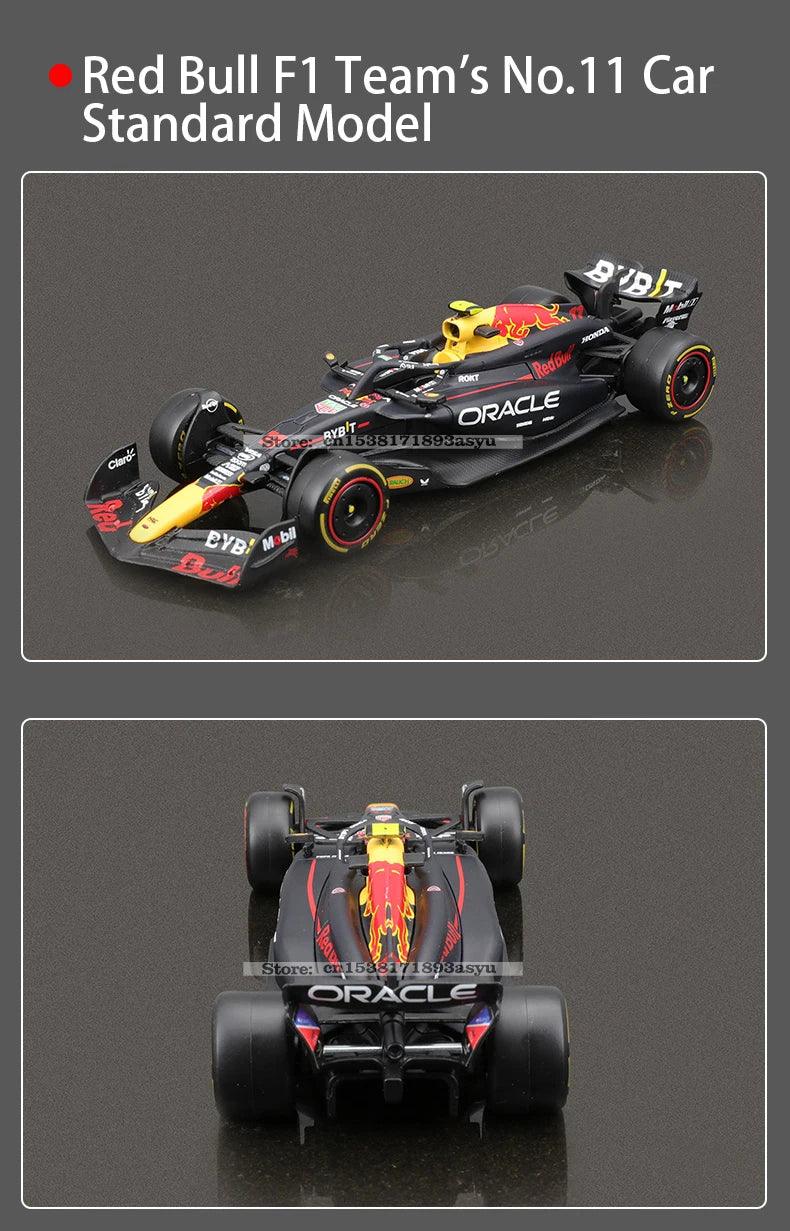 Bburago 1:43 F1 Red Bull Racing TAG Heuer RB20 2024 #1 Verstappen #11 Perez Alloy Car Die Cast Model Toy Collectible SF24