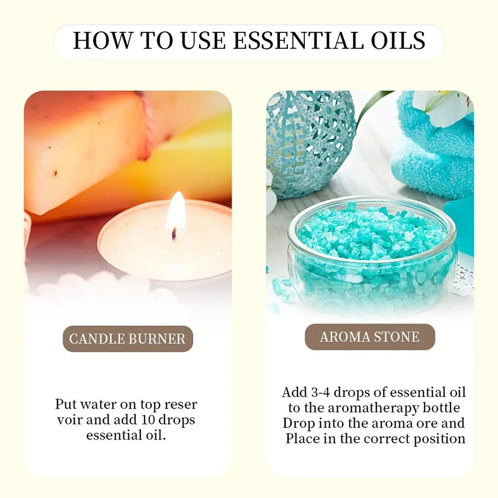10ml Air Freshener Natural Plant Aromatherapy Essential Oil Air Conditioning Perfume Refill Aroma Diffuser Fragrance Humidifier - NTKSTORE
