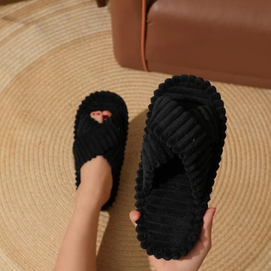Women Cotton Slippers - NTKSTORE