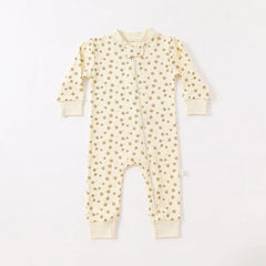 Baby Rompers Spring Boys And Girls Comfort Printing Cotton Long Sleeve Long Climbing Jumpsuit